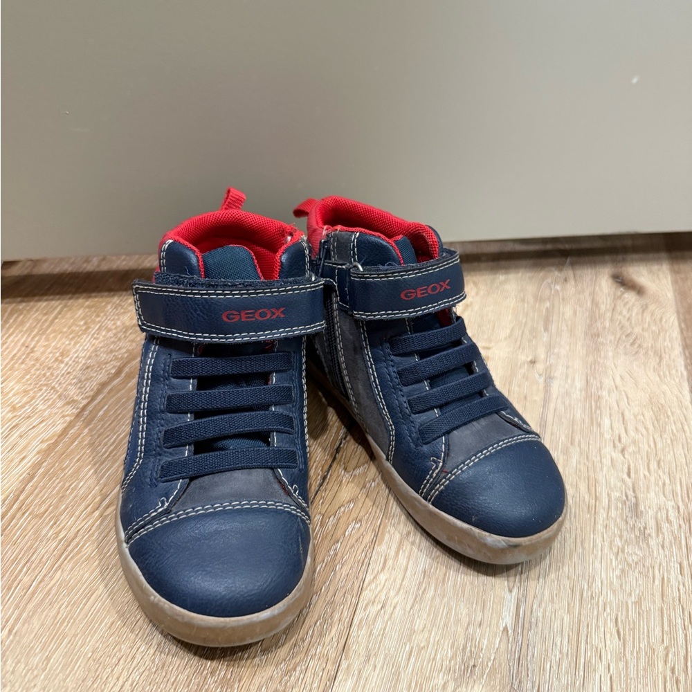 Geox Kids' Blue and Red Sneakers